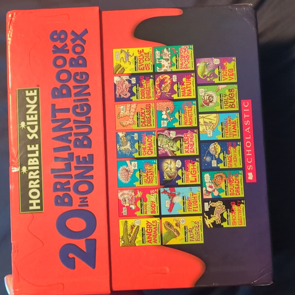 Bulging Box of Horrible Science Books